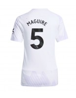 Manchester United Harry Maguire #5 Vieraspaita Naisten 2025-26 Lyhythihainen